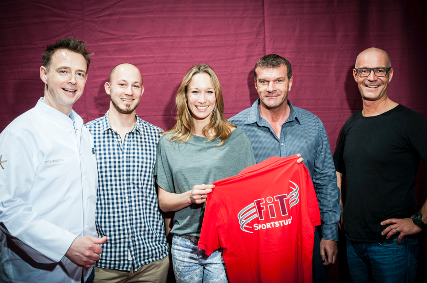 von links: Holger Stromberg, Marcus Milarov, Dr. Christine Theiss, Tom Gebauer, Dr. Stefan Frädrich